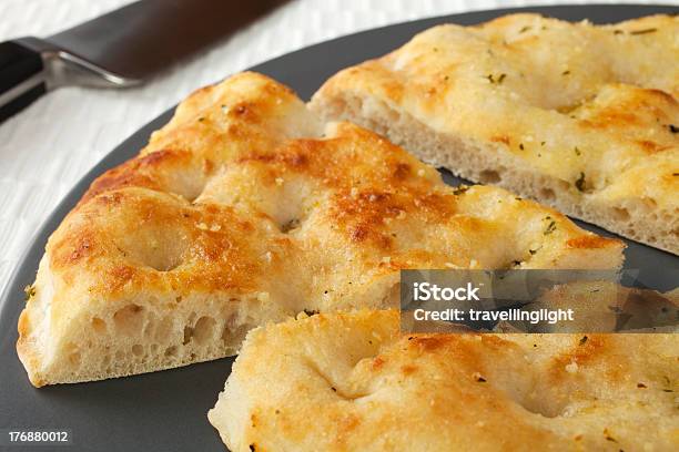 Pizza Bread Stock Photo - Download Image Now - Bread, Flatbread, Food