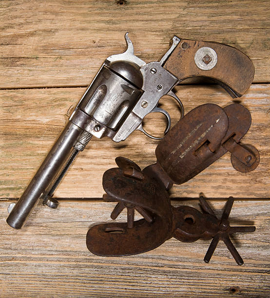 istock Antique Pistol With Spurs 176880052