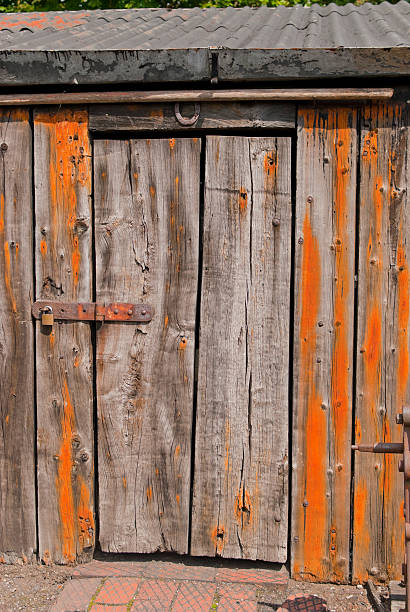 istock Old wooden door 176881518