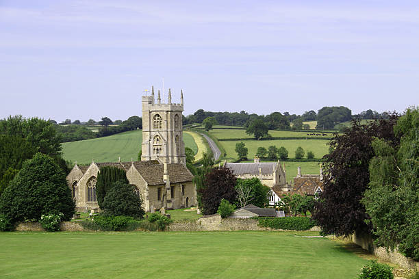 istock Village scene in Somerset 176881579
