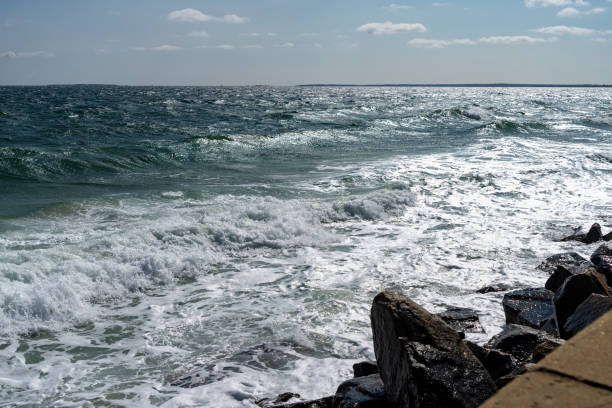 istock Sea defences near Oak Bluffs, Martha's Vineyard 1768817020