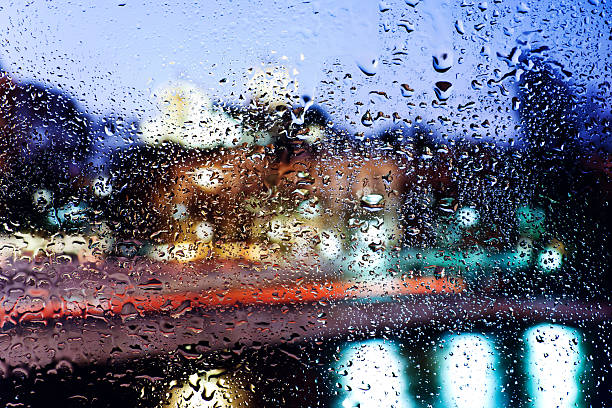 istock Drops of water on glass 176882007