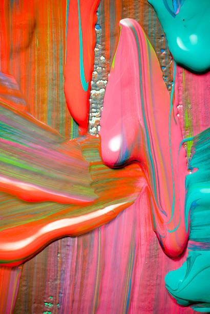 istock Abstract art backgrounds. Hand-painted background 176882618