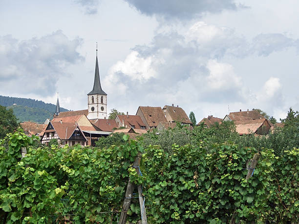 istock village in Alsace 176882975