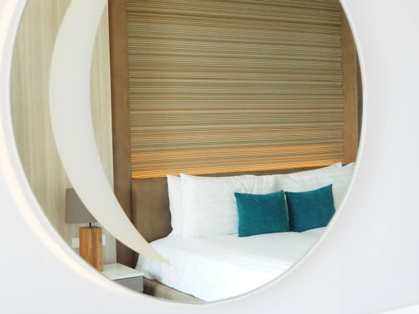 mirror on the foyer