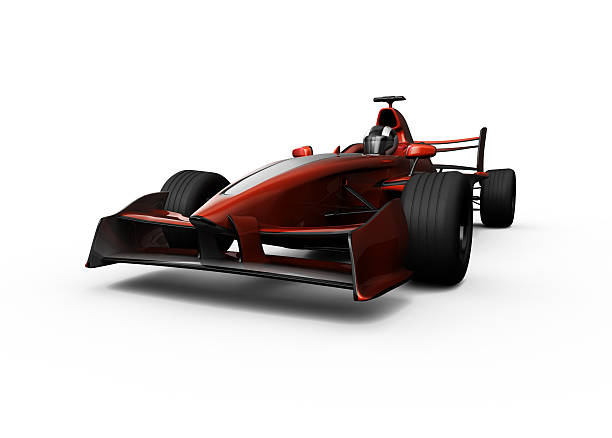 istock 3D red open-wheel single-seater car race Car front 176883586