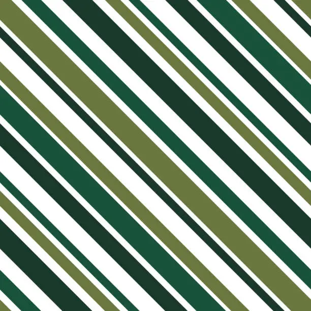 Vector illustration of Vector seamless stripe green pattern illustrator balance stripe patterns consist vertical. green color stripes. symmetric layout.