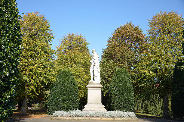 Grosvenor Park, la estatua de un segundo Marquess en Chester - foto de stock