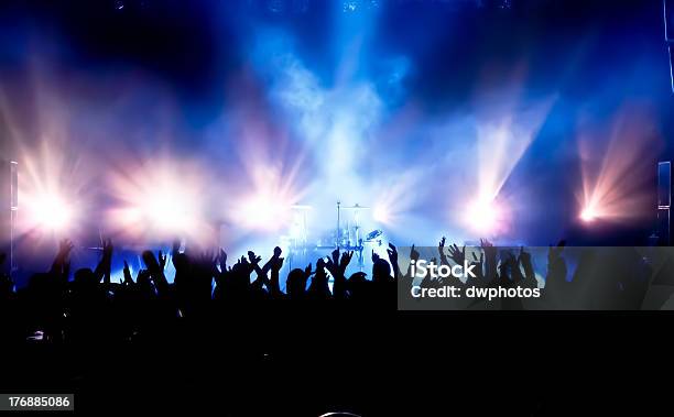 Concert Crowd Stock Photo - Download Image Now - Performance Group, Stage - Performance Space, Live Event