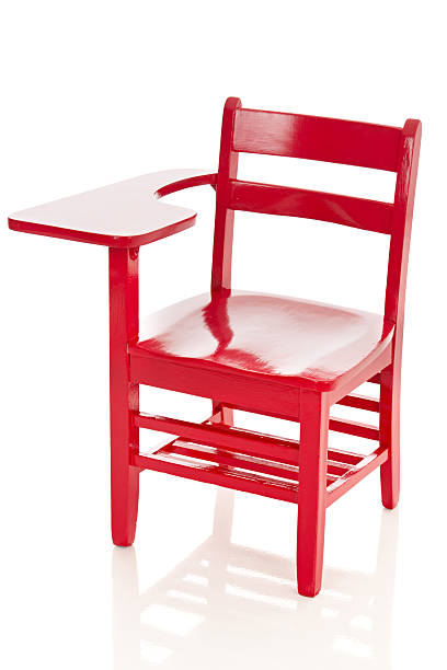 istock Restored Red School Desk (Furniture Restoration Series) 176886172