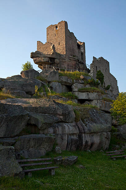 Castelo Flossenburg ruína-Bavária, Alemanha - foto de acervo