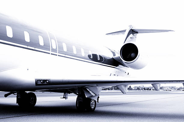 istock Business Regional Jet on Runway 176887145