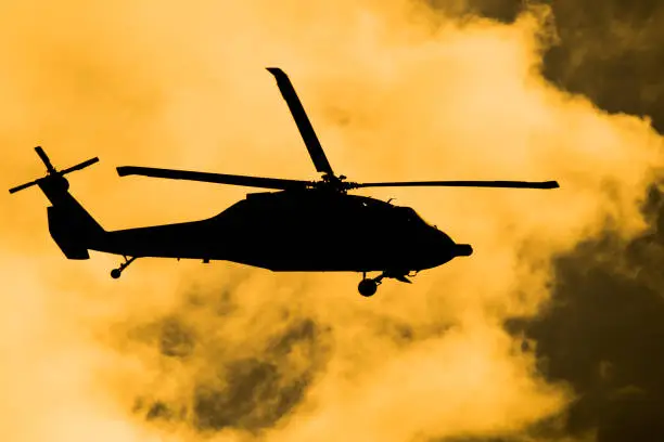 Shadow of Sikorsky UH-60L/M/A Blackhawk