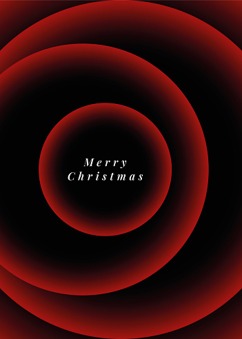 Christmas Greeting Card with abstract background. Concept for holiday card, banner, poster, decor. Stock illustration