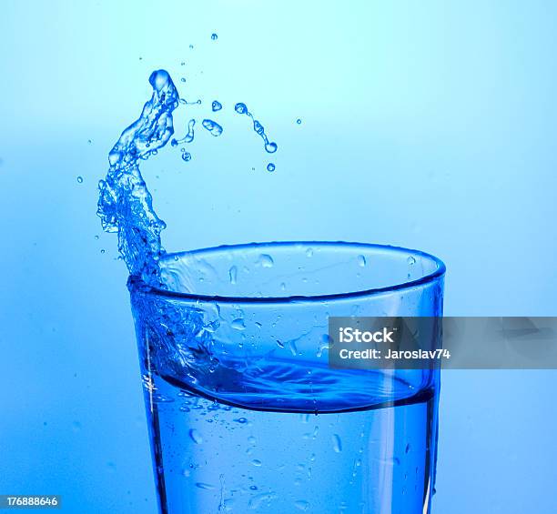Water Stock Photo - Download Image Now - Alcohol - Drink, Blue, Bubble