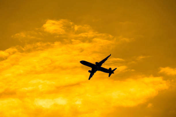 istock Aircraft Passenger take off  shot at sunset time 1768886712