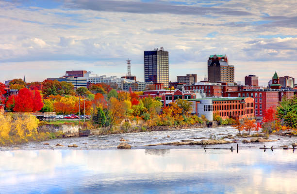 istock Autumn in Manchester, New Hampshire 1768889019