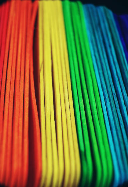 istock Rainbow abstract macro done with colorful wooden sticks 1768889550