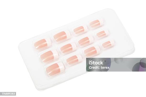 Set Of False Nails Stock Photo - Download Image Now - Artificial Nail, Box - Container, Acrylic Painting
