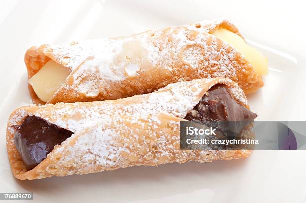 Cannoli Stock Photo - Download Image Now - Baked Pastry Item, Baking, Cannoli