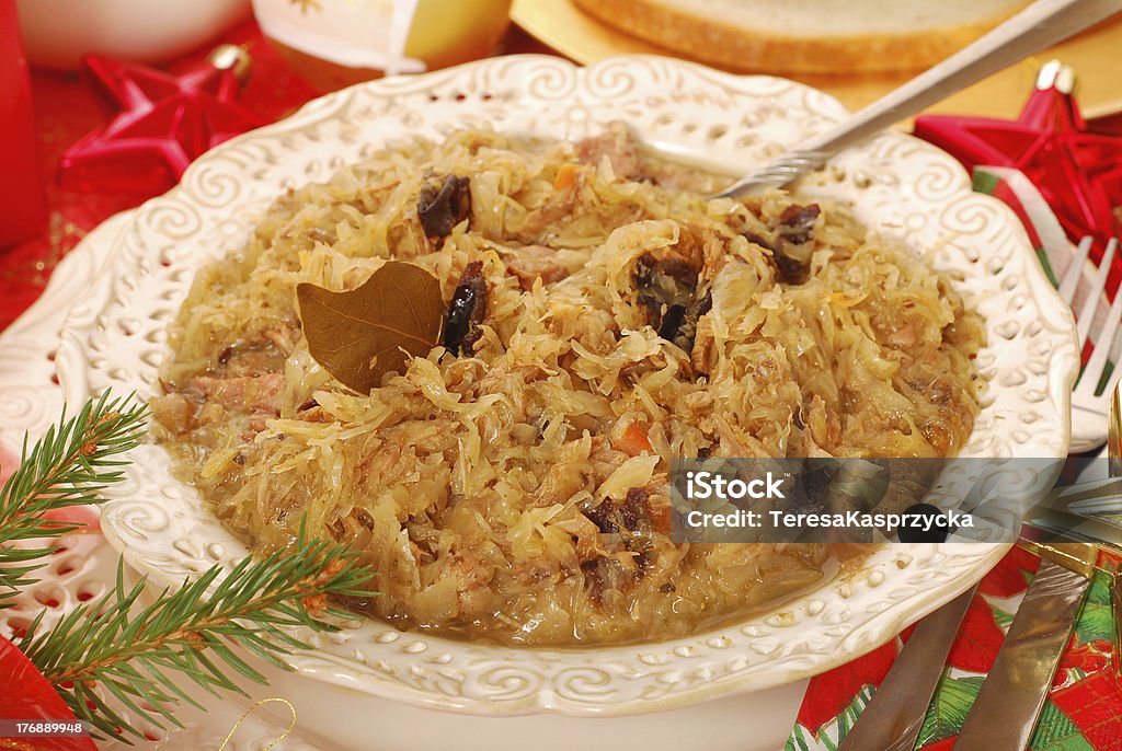 sauerkraut für Weihnachten - Lizenzfrei Gemüsekohl Stock-Foto