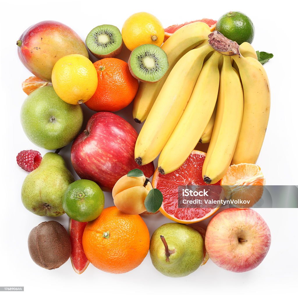 Frutas na forma de um quadrado - Foto de stock de Alimentação Saudável royalty-free