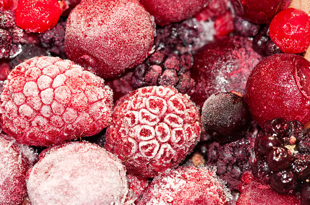 istock Frozen summer fruits preserved for winter. 176890716