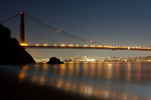 North Tower of Golden Gate Bridge stock photo