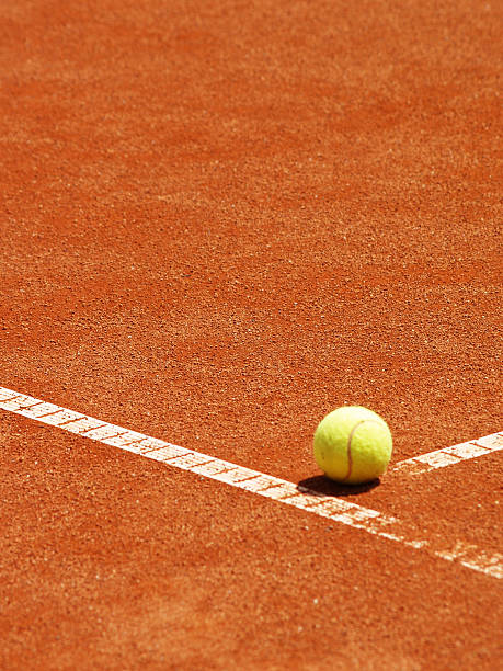 istock tennis ball at the t line 176891304