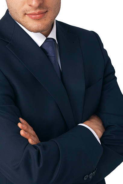 istock Closeup of a business man's hands folded 176891467