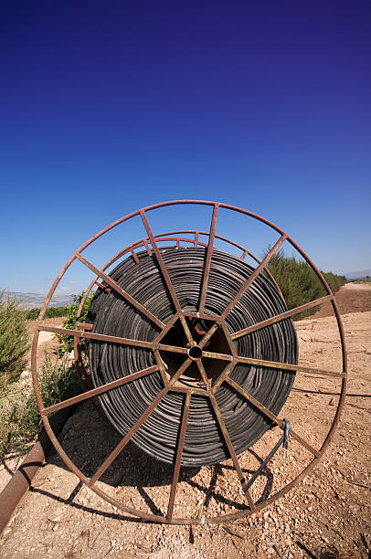 agricultural water lines rolled
