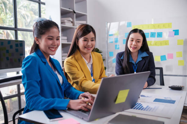istock Creative business professionals planning a project in an office. Teamwork and collaboration in a modern workplace, Group of business people having a meeting in a tech company. 1768922847