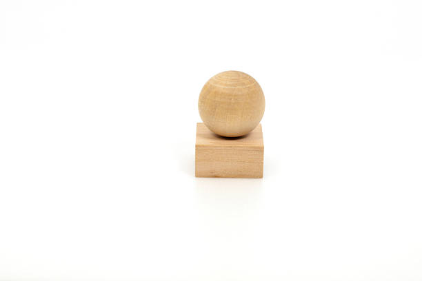 istock Wooden Ball and Prism 176892428