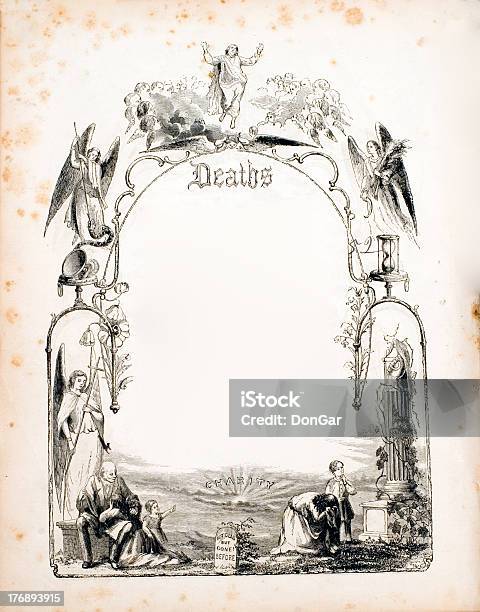Vinatage 死亡の記録紙 - ビクトリア様式のストックフォトや画像を多数ご用意 - ビクトリア様式, 死, ゴシック様式