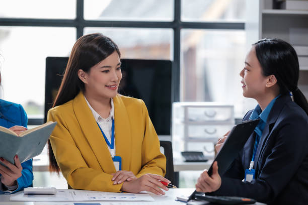 istock Creative business professionals planning a project in an office. Teamwork and collaboration in a modern workplace, Group of business people having a meeting in a tech company. 1768939540