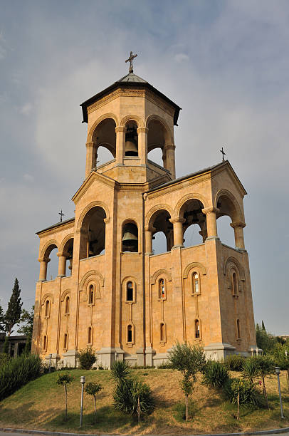 istock Tbilisi Sameba Cathedral - freely-standing bell-tower 176895040