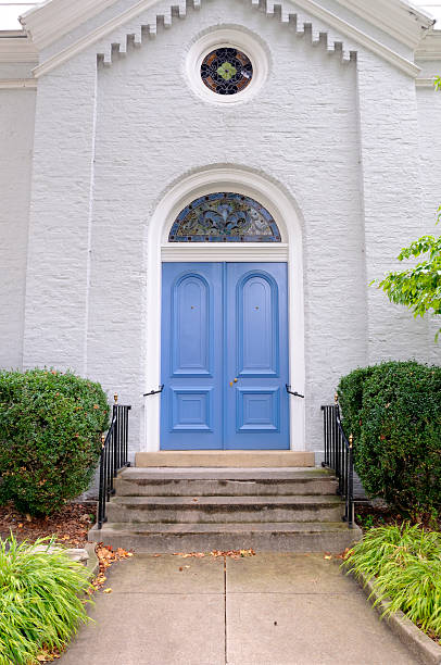 istock Blue Church Doors 176895131