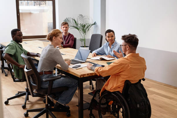 istock Business people having meeting in board room 1768953773