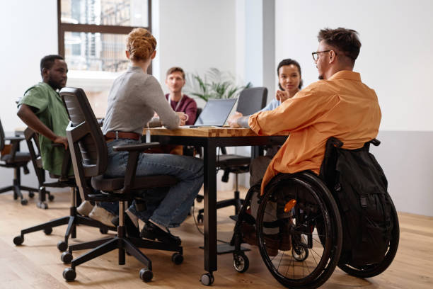 istock Business people discussing at meeting 1768953783