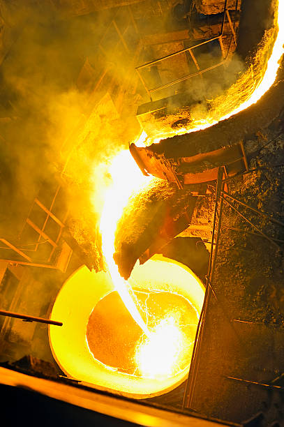 istock pouring molten steel 176895504