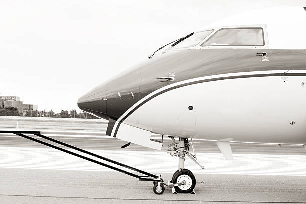 istock Business Regional Jet on Runway 176896658