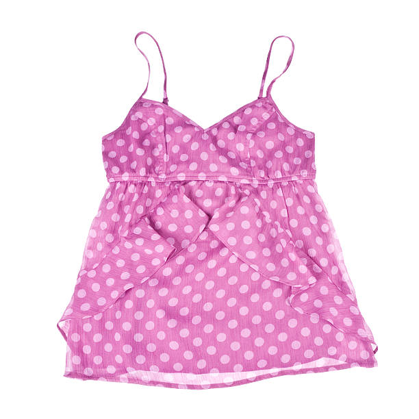istock Pink Polka Dot Tank Top 176896666
