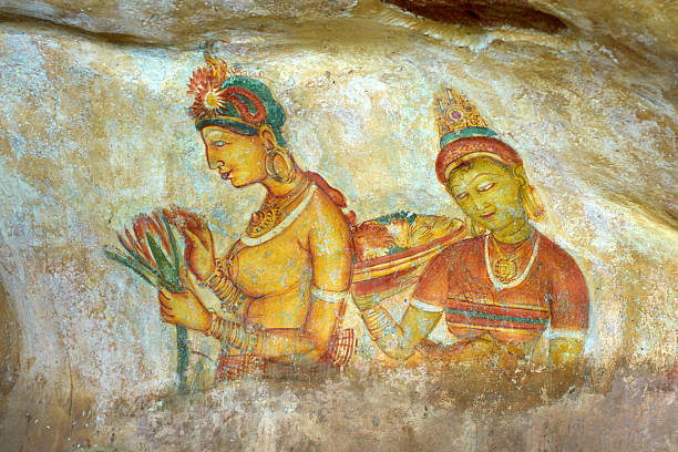 istock Sigiriya frescoes 176896690
