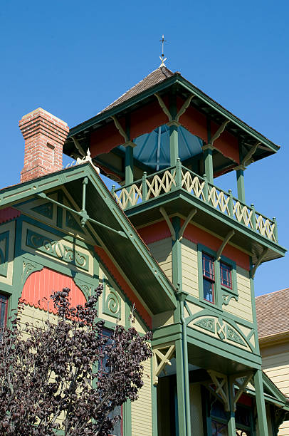 サンディエゴの歴史家 - house san diego california old town architecture ストックフォトと画像