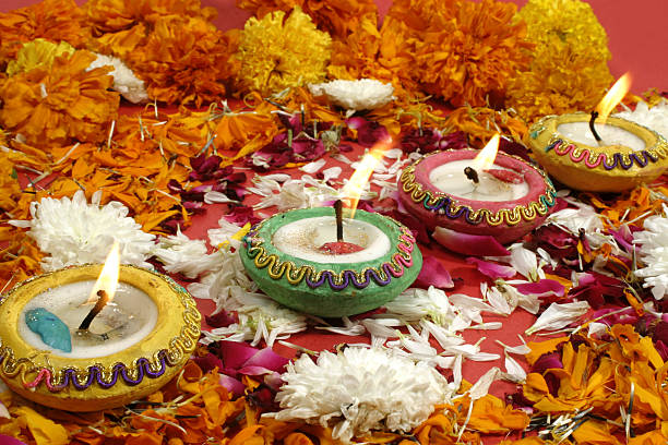 istock Diwali - traditional lamps 176898205