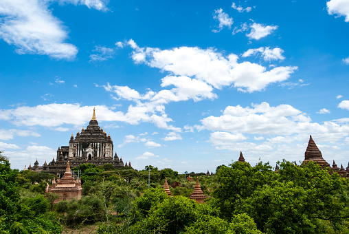 Pagoda in Old Bagan Myanmar
