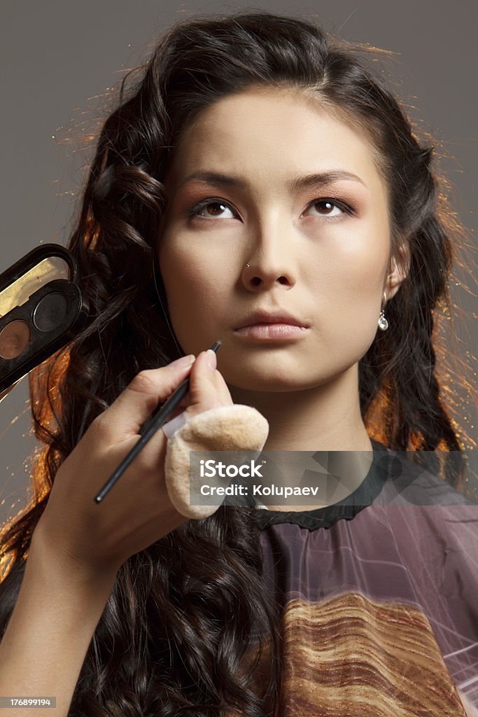 Mulher asiática em um Salão de beleza. - Royalty-free Adulto Foto de stock