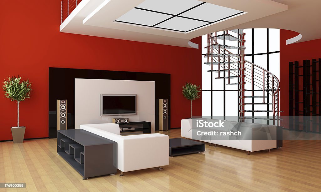 Modernes Interieur des Zimmer - Lizenzfrei Architektonisches Detail Stock-Foto