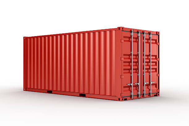 Shipping container 3d rendering of a shipping container container stock pictures, royalty-free photos & images