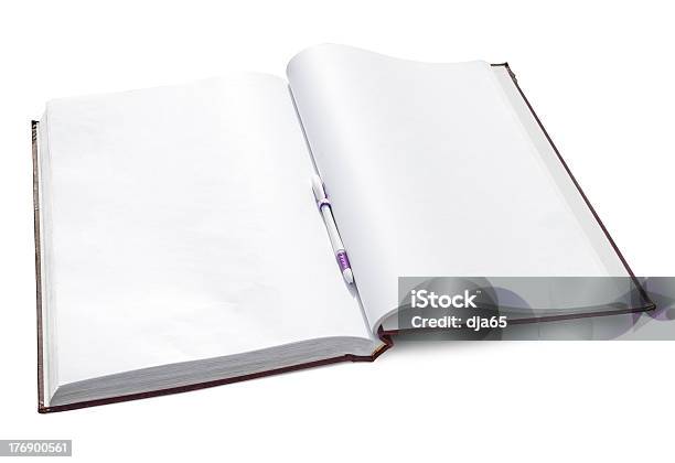 Aprire Il Notebook Con Clear Pagine - Fotografie stock e altre immagini di Accessorio personale - Accessorio personale, Affari, Agenda